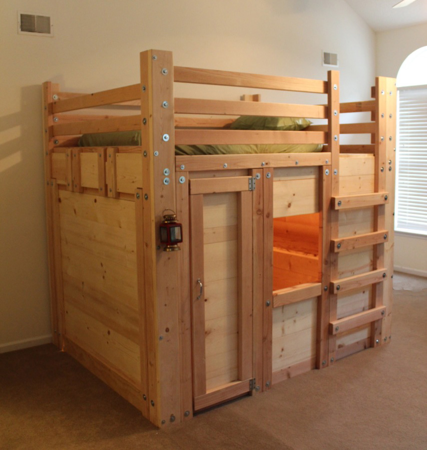 How To Make A Full Size Loft Bed | Fabulous Woodworking Projects