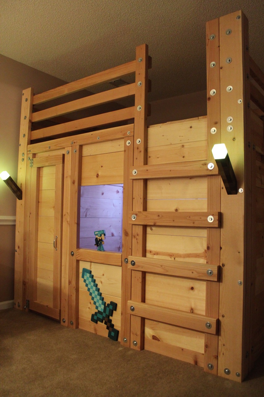 Minecraft Themed Room Palmetto Bunk Beds